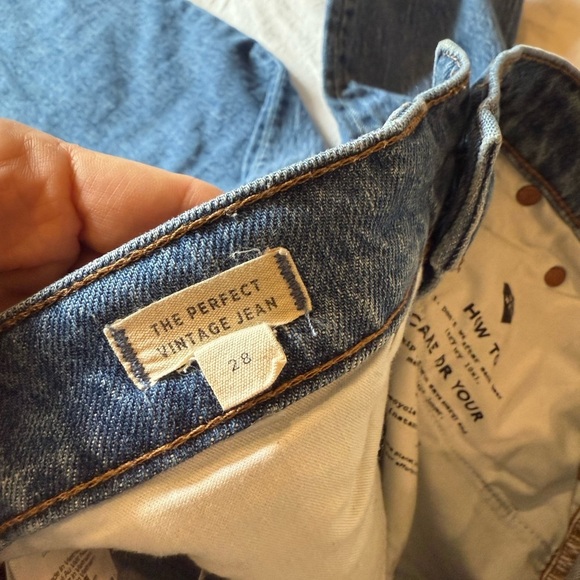 Madewell The Perfect Vintage Blue Denim Jeans - Picture 6 of 10